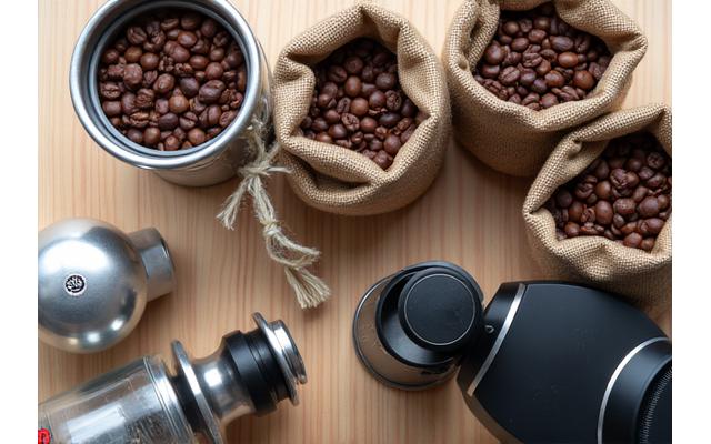 Biji Kopi & Peralatan Membancuh
